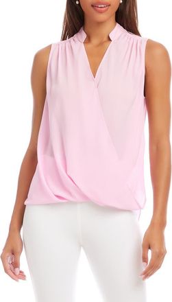Karen Kane Sleeveless Crepe Top in Pink at Nordstrom, Size X-Small