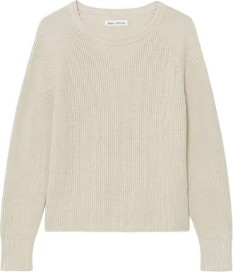 Marc O'Polo Maglione girocollo a coste - Toni neutri