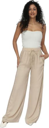 Belle & Bloom Everywhere All At Once Wide Leg Pant in Latte at Nordstrom, Size X-Small Au