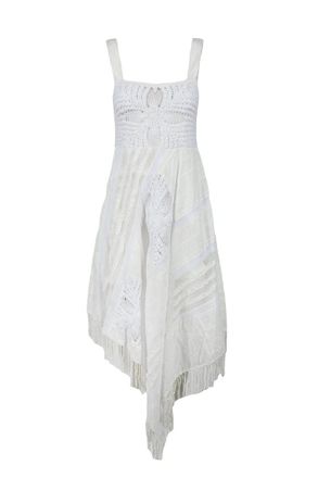 Twin-Set Long Dress Cotton - White