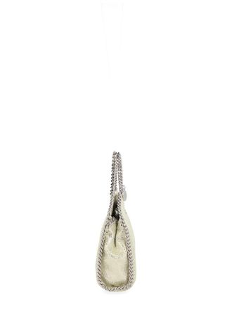 Stella McCartney Womens Handbag Falabella Micro Silver Polyester Handbags Hand Bags