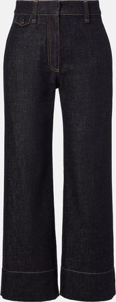 Brunello Cucinelli Jeans a gamba larga a vita alta