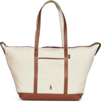 Polo Ralph Lauren Tassen, Dames, Beige, ONE Size, Tote Bags