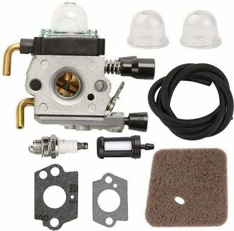 OEM Carburador Con Manguera De Combustible Para Stihl Hs75 Hs80 Hs85 Hl75 Hl75k Fh75 Ht70 Ht75 Km80 Km85 Km85r Sp80 Sp85 Fc75 Fc85 Cortasetos/desbrozadora