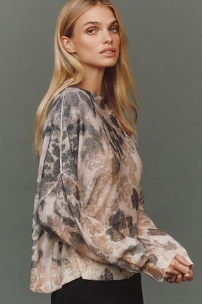 Pilcro The Alani Cashmere Mock-Neck Sweater by Pilcro