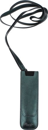 Pineider Geschenkideen Stifthalter Herren Gr&uuml;nes Leder