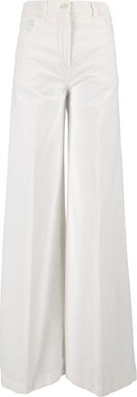 Aspesi High-Waist Minimalist Wide-Leg Pants