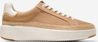 Cole Haan Womens GrandPr&oslash; Topspin Sneakers - Beige Size 10.5