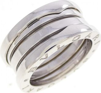 Bulgari White Gold White Gold (18K) Band Ring (Pre-Owned)