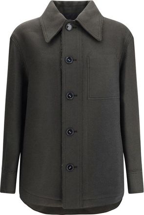 Ami Gray Wool Mens Clothing