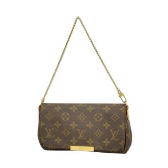 Louis Vuitton Pre-owned Shoulder Bags, female, Brown, Size: ONE SIZE Pre-owned Favorite PM Shoulder Bag