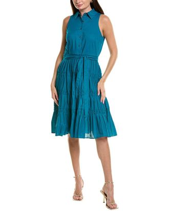 Anne Klein Diamond Smock Shirtdress