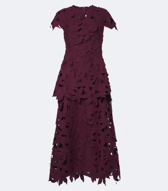 SIMKHAI Neve floral guipure lace cocktail dress