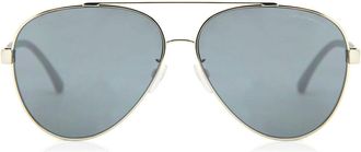 Emporio Armani EA2046D Asian Fit 30136G Mens Sunglasses Gold Size 62