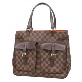 Louis Vuitton Pre-owned Tote Bags, female, Brown, Size: ONE SIZE Pre-owned Checkered Pattern Tote Bag