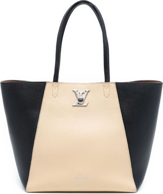 Louis Vuitton Pre-owned Womens Lockme Cabas - Black Leather - One Size