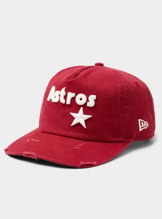 New Era Mens Houston Astros distressed cap