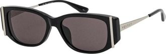 Alexander McQueen Zonnebrillen - Dames - Zonnebrillen - Zwart - 55 MM - Accessoires