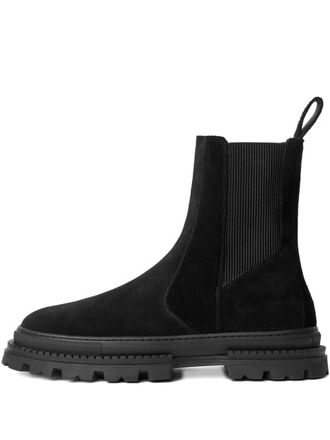 Mani&egrave;re De Voir Bordeaux elasticated-panels boots - Black