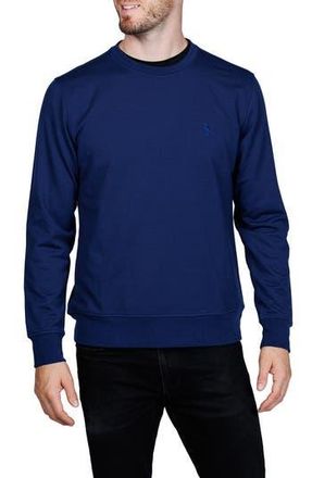 Tailorbyrd Fleece Crewneck Sweater in Navy at Nordstrom Rack, Size Small