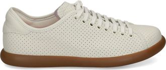 Camper perforated lace-up sneakers - women - Leather - 39 - White