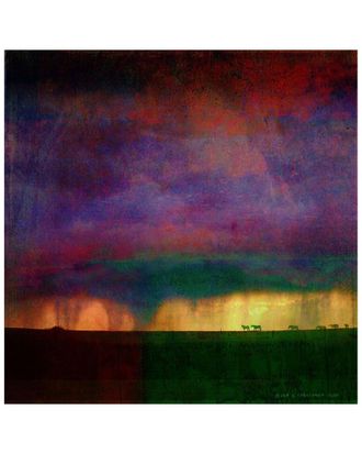 Marmont Hill Storm Sketch With Horses By Chris Vest