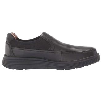 Clarks Un Abode Go Leather Textile Mens Casual Shoes - Black - Size:UK 12