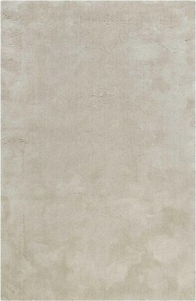 Wecon Home Alfombra suave en poliéster microfibra gris 120x170