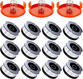 OEM 12 Bobinas De Alambre - Aptas Para Black & Decker A6481 A6485, 1,65 Mm