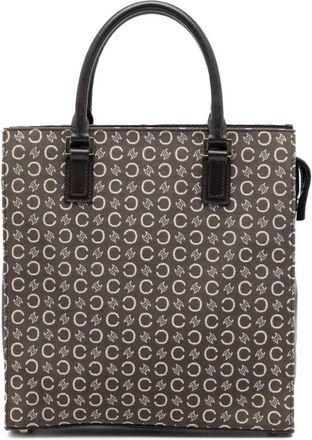 Celine Pre-owned Tote Bags, female, Brown, Size: ONE SIZE Pre-owned Printed Carry Tote