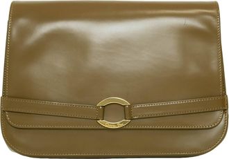 Dior Brown Leather Clutch Bag (Pre-Owned)