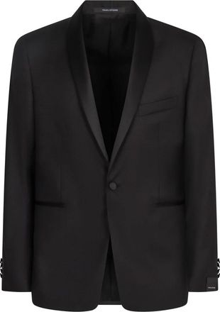 Tagliatore Tweedelig wollen pak - Heren - Blazers - Zwart - L - Wol - Jassen