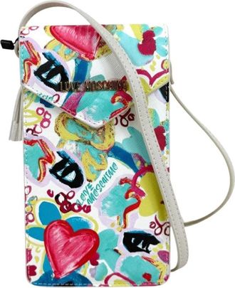Love Moschino Phone Accessories, female, Multicolor, Size: ONE SIZE Printed Porta Cellulare Colorato