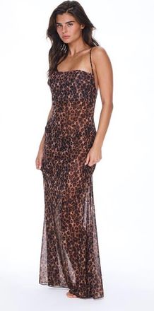 Sunkissed Beach To Bar Dress in Leopard at Nordstrom, Size X-Small/small