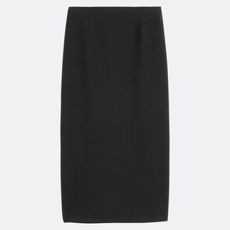 La Redoute Collections Kokerrok, midi lengte