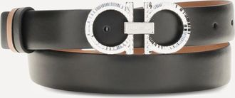 Ferragamo Reversible and adjustable Gancini Belt Female 85