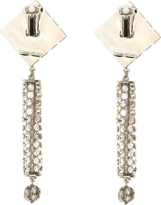 Alessandra Rich Womens Silver Plastic Earrings