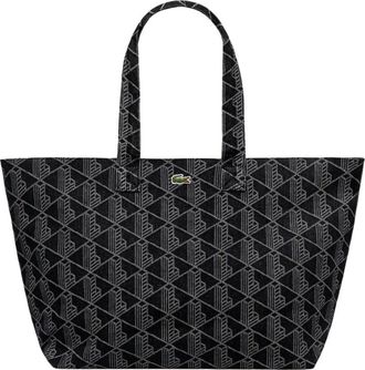Lacoste XXL Summer Pack Motif Tote - Bags - Mujer - Negro - ONE SIZE