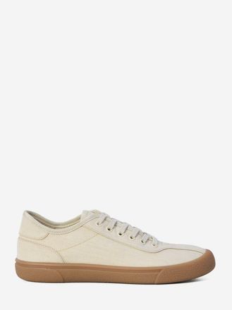 The Row Womens Deportiva Lona Suela Goma Crud - Ivory Cotton - Size EU 38