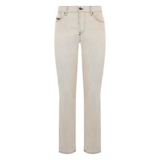 Diesel Slim-fit Jeans, male, Beige, Size: W30 Slim Fit Jeans