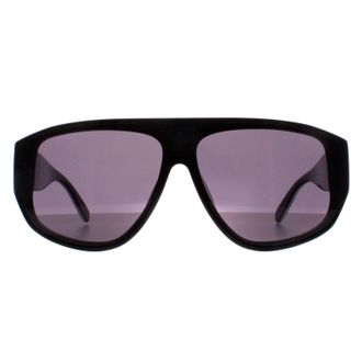 Moncler Shield Mens Shiny Black Smoke Grey ML0260-F - One Size