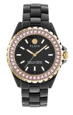 Philipp Plein Heaven WoMens Black Watch PWPPA0324 Ceramic - One Size