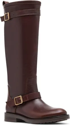 Steve Madden Sady Boot in Brown Leather at Nordstrom, Size 9.5 Regular Calf