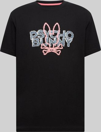 Psycho Bunny Mens Herman Graphic Tee 001 BLACK / XXL
