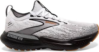Brooks Mens Glycerin Stealthfit Gts 21 Running Shoes In White/grey Heather