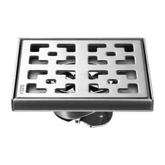 OEM Desag&uuml;e De Ducha Cuadrado Cepillado De 15x15 Cm, Desag&uuml;e De Suelo De Acero Inoxidable Con Rejilla Extra&iacute;ble, Colador Para Cabello, Desag&uuml;e De Ducha Pa