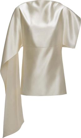 Magda Butrym Draped Silk Top