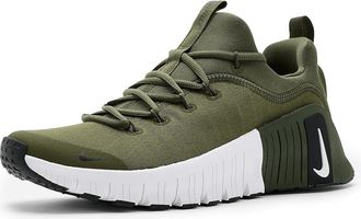 Nike Free Metcon 6 Mens Cross Training Shoes Medium Olive/Black/Cargo Khaki : 10.5 M, Synthetic