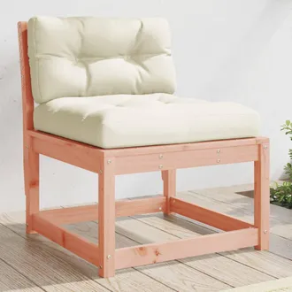 vidaXL Sof&aacute; De Jard&iacute;n Con Cojines Madera Maciza De Abeto Douglas Vidaxl