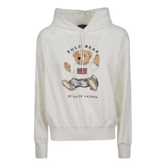 Polo Ralph Lauren Hoodies, female, White, Size: XS Hoodie Sweatshirt